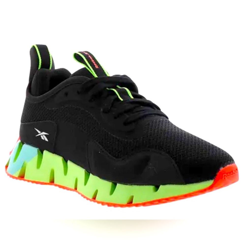 Reebok Zig Dynamica 2 HQ5891 kids Black/Orange/Yellow Lifestyle Shoes ON450
